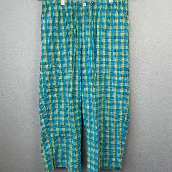 Sag Harbor Crop Pants and Matching Button Down Shirt Size S EUC - Picture 1 of 13